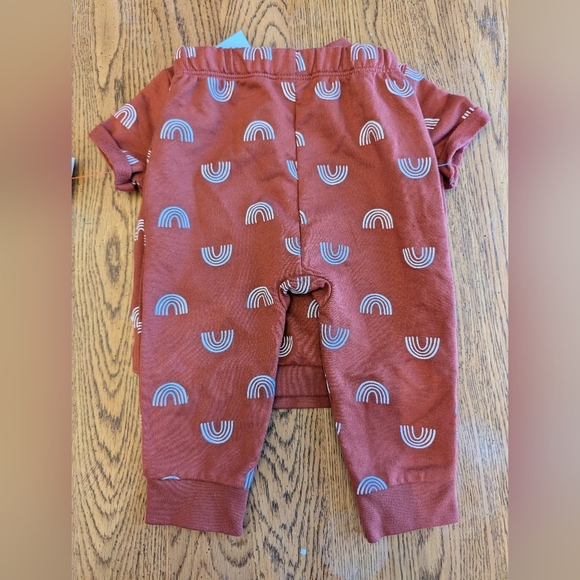 Cat & Jack cotton Rainbow 2 piece Outfit, Sz 12 months NWT - Picture 7 of 9